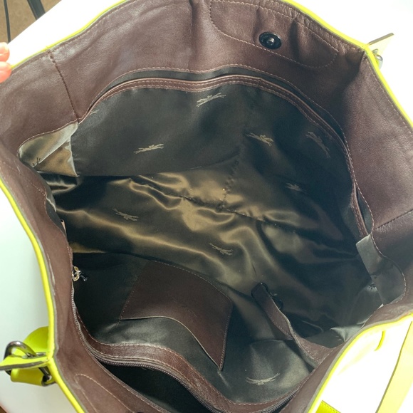 Longchamp 3D neon yellow tote bag - Picture 8 of 8